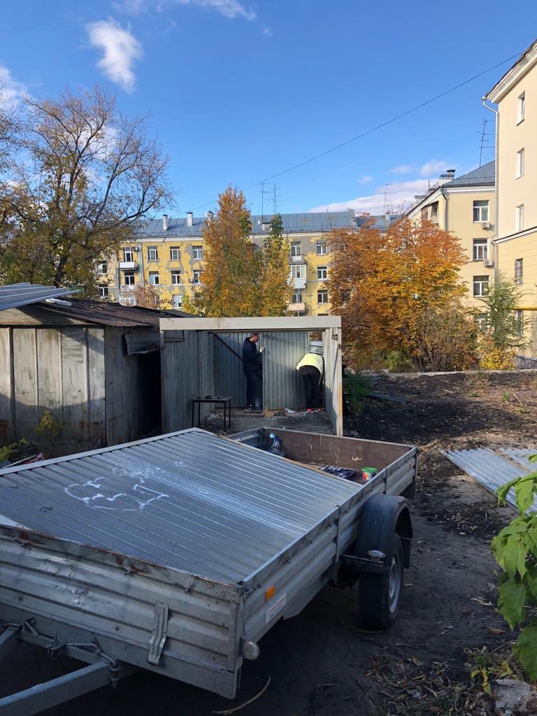 Демонтаж и вывоз металлических гаражей в Москве и МО